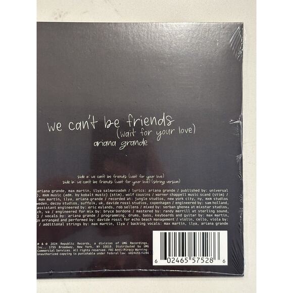 Ariana Grande We Can't Be Friends 7" Vinyl - Picture 10 of 11